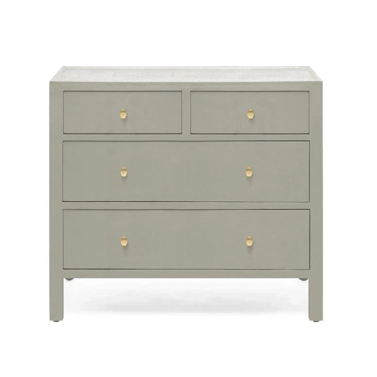 Made Goods Jarin 36" Dresser Light Gray Faux Belgian Linen 3 Made Goods Jarin 36" Dresser Light Gray Faux Belgian Linen