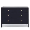 Made Goods New Arrivals Jarin 48" Dresser Dark Navy Faux Belgian Linen