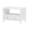 Made Goods Jarin Low Double Nightstand Designer White New Arrivals