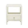 Made Goods Jarin Low Single Nightstand White