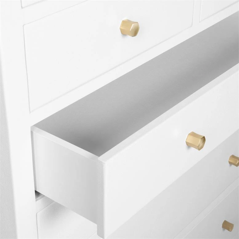 Made Goods New Arrivals Jarin Tallboy Designer White Faux Belgian Linen 6 Made Goods New Arrivals Jarin Tallboy Designer White Faux Belgian Linen