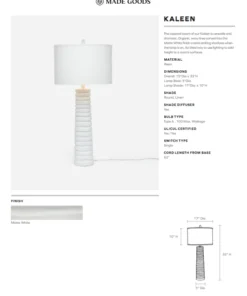 Made Goods Kaleen Table Lamp New Arrivals 11 Made Goods Kaleen Table Lamp New Arrivals