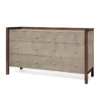 Made Goods New Arrivals Kennedy 60" Dresser Castor Grey And Walnut