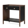 Made Goods Kennedy Double Nightstand Black And Walnut New Arrivals