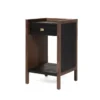 Made Goods Kennedy Single Nightstand Black And Walnut