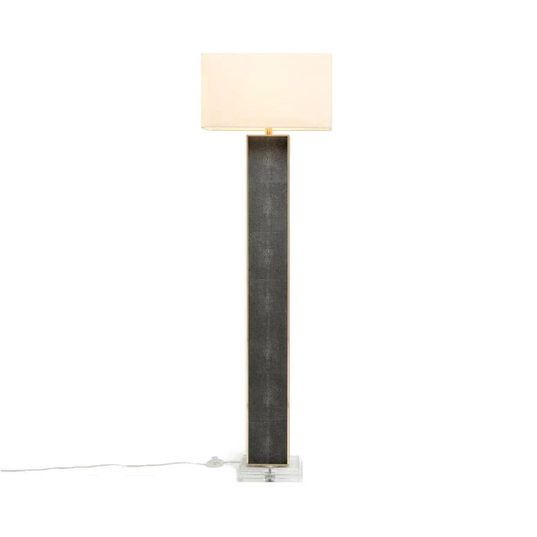 Made Goods Kingston Floor Lamp Cool Gray Faux Shagreen New Arrivals 3 Made Goods Kingston Floor Lamp Cool Gray Faux Shagreen New Arrivals