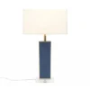 Made Goods Kingston Table Lamp Navy Faux Shagreen New Arrivals