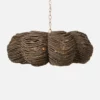 Made Goods New Arrivals Kira Chandelier Bronze Wood Beads