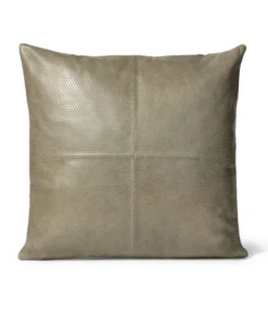 Made Goods Kody Square Pillow Set Storm Leather