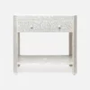 Made Goods Lexi Double Nightstand Natural Bone And Gray Resin New Arrivals