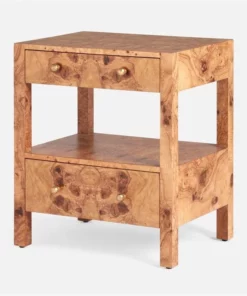 Made Goods New Arrivals Lindsey Mid-Size Nightstand Olive Ash Veneer