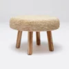 Made Goods New Arrivals Luna Stool Large Bleached Raffia
