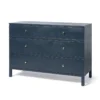 Made Goods Maris Dresser True Navy Faux Belgian Linen 2 Made Goods Maris Dresser True Navy Faux Belgian Linen