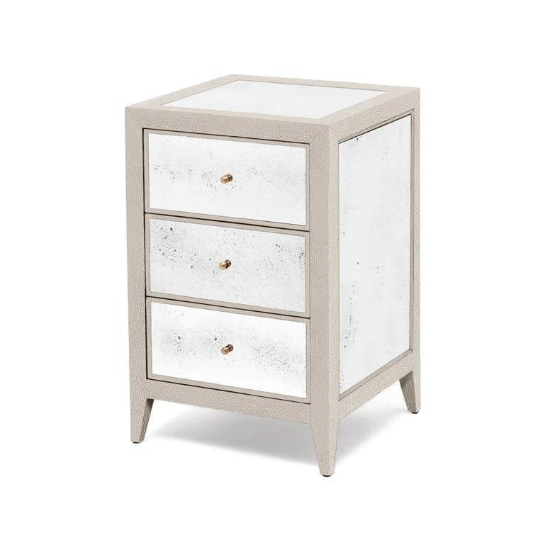 Made Goods Mia Single Nightstand French Gray Vintage Faux Shagreen New Arrivals 3 Made Goods Mia Single Nightstand French Gray Vintage Faux Shagreen New Arrivals