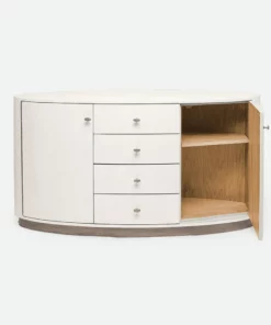 Made Goods Nerine Buffet Pristine Vintage Faux Shagreen And Silver New Arrivals