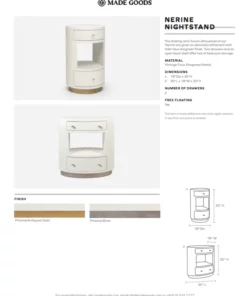 Made Goods Nerine Double Nightstand Silver New Arrivals 11 Made Goods Nerine Double Nightstand Silver New Arrivals