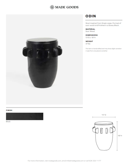 Made Goods Odin Stool New Arrivals 8 Made Goods Odin Stool New Arrivals