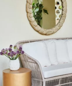 Made Goods New Arrivals Paulina Mirror Distressed Gray