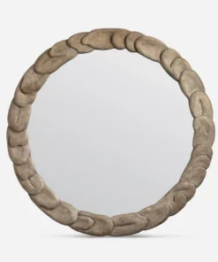 Made Goods New Arrivals Paulina Mirror Distressed Gray