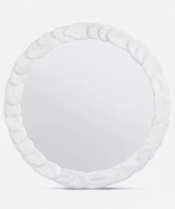 Made Goods Paulina Mirror White Plaster New Arrivals