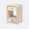 Made Goods Pierre Single Nightstand Off White And Whitewash 1 Made Goods Pierre Single Nightstand Off White And Whitewash