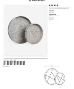 Made Goods Reeves Tray Set Of Two 15 Made Goods Reeves Tray Set Of Two