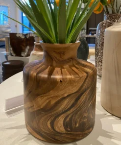 Made Goods New Arrivals Rivka Vase Set Of Two Small Light Mango Wood