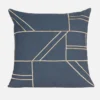 Made Goods Roslyn Square Pillow Set Navy Canvas