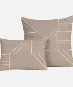 Made Goods New Arrivals Roslyn Lumbar Pillow Gray Set Of Two