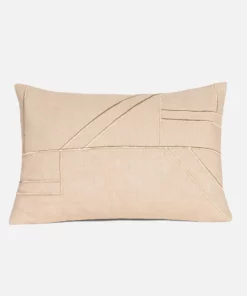 Made Goods New Arrivals Roslyn Lumbar Pillow Beige Set Of Two