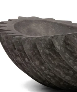 Made Goods Samara Bowl Gray Cast Stone