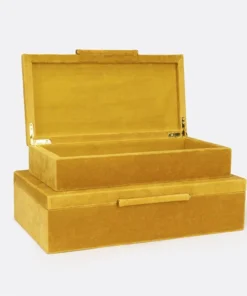Made Goods Sinclaire Box Set Ochre Velvet New Arrivals