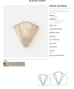 Made Goods Sofia Sconce Double New Arrivals 11 Made Goods Sofia Sconce Double New Arrivals