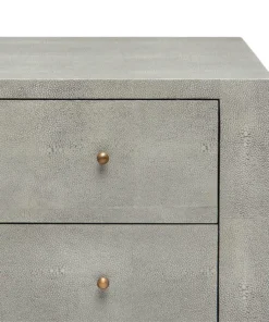 Made Goods Sorin 36" Dresser Castor Gray Faux Shagreen 10 Made Goods Sorin 36