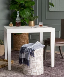 Made Goods Sorin Game Table Pristine Faux Shagreen