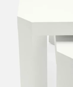 Made Goods Taylam Nesting Coffee Tables Small Pristine Faux Raffia New Arrivals