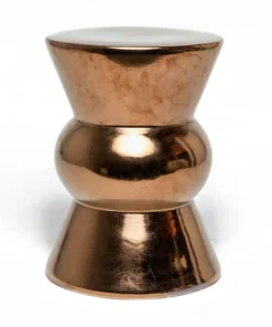 Made Goods Teagan Stool Crackled Gold New Arrivals