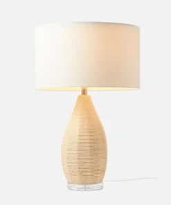 Made Goods Thatcher Table Lamp Cream Rope New Arrivals