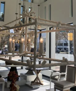 Made Goods New Arrivals Trina Twig Chandelier Rectangular