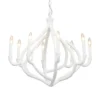 Made Goods Ulla Chandelier White Gesso Concrete New Arrivals