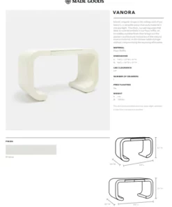 Made Goods New Arrivals Vanora Desk Large Pristine 7 Made Goods New Arrivals Vanora Desk Large Pristine