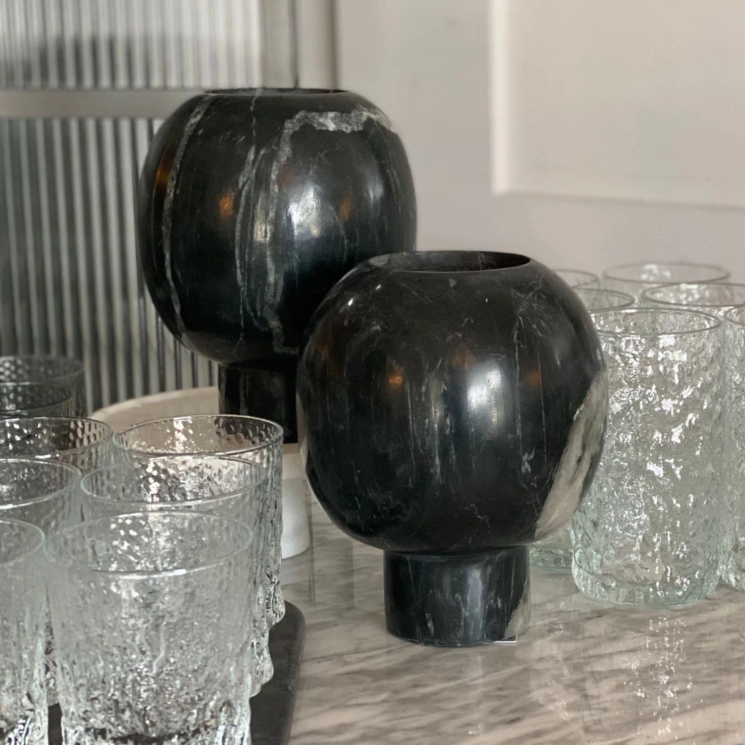 Made Goods Zuko Vase Black Marble Set New Arrivals 5 Made Goods Zuko Vase Black Marble Set New Arrivals