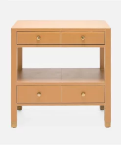 Made Goods Conner Double Nightstand Dark Tan New Arrivals