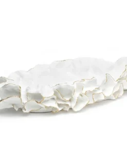 Made Goods Coco Tray White With Gold Faux Coral 14 Made Goods Coco Tray White With Gold Faux Coral