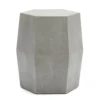 Made Goods New Arrivals Daryl Stool Castor Gray Faux Shagreen