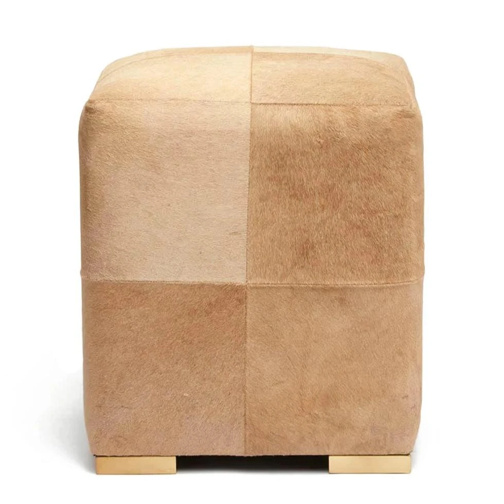 Made Goods Essex Stool Beige Hair On Hide Leather 5 Made Goods Essex Stool Beige Hair On Hide Leather
