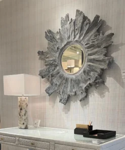 Made Goods Floris Wall Mirror Whitewashed New Arrivals