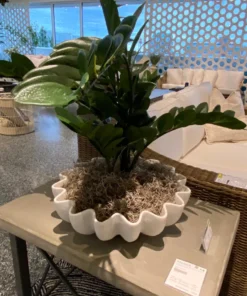 Made Goods Darci Marble Bowl Wide Low