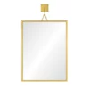 Mirror Home New Arrivals Welded Wall Mount Mirror Burnished Brass