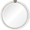 Mirror Home Acrylic And Nickel Round Mirror New Arrivals